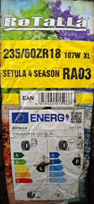 Zima-Leto (Qish-Yoz) balonlar "Rotalla" 235/60ZR18