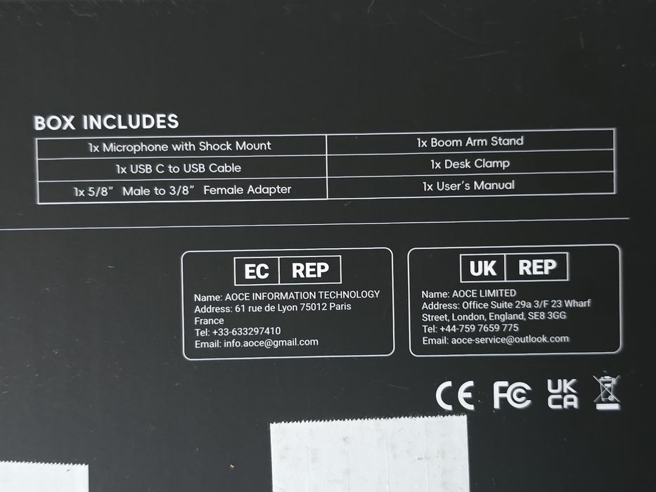 Set Microfon + Brat FiFine K688ct Nou