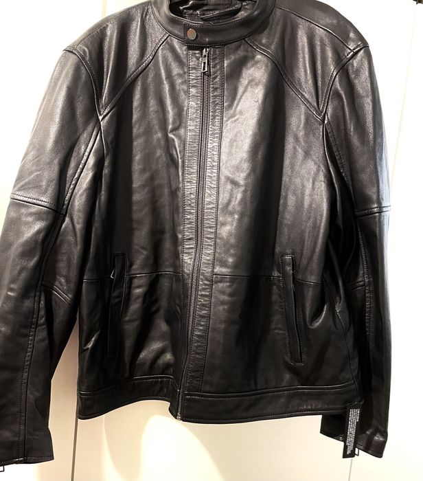 Geaca de piele naturala moderna Xl marca Autograph