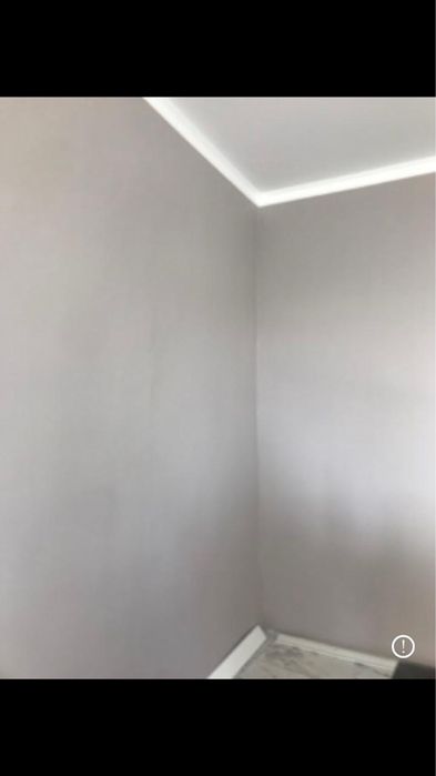 Поклейка обоев, галтели плинтуса