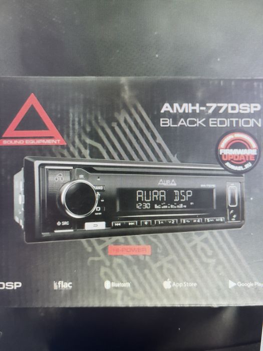 Aura AMH 77 dsp black , состояние новой , в коробке подный комплект