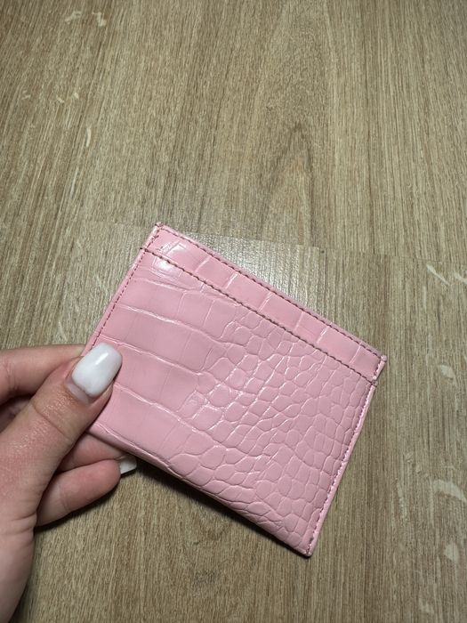 Розов кард холдър(мини портфейл)
