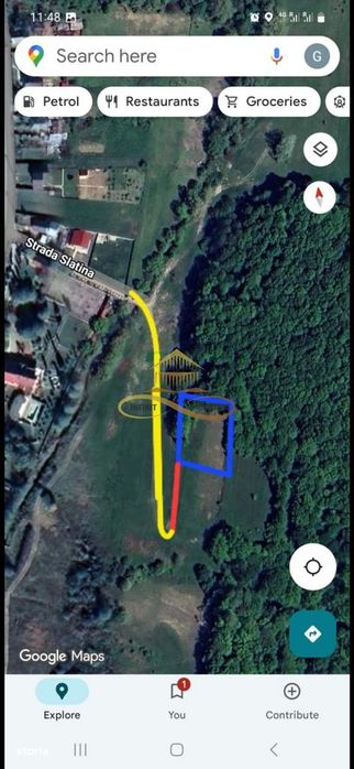 Teren intravilan de vanzare 1439 mp Luncani strada Slatinei - Bacau