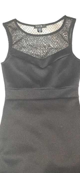 Rochie neagra scurta Amisu nr 34