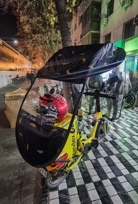 Тент, зонтик, накидка для электроскутеров, от дождя и ветра.