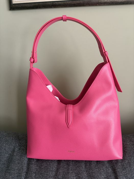 Чанта Furla естествена кожа
