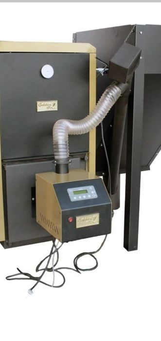 Продавам котел комбиниран на пелети и дърва