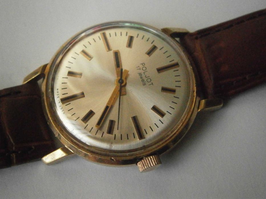 POLJOT, 17 jewels, cal. 2609, Au 10, made in USSR