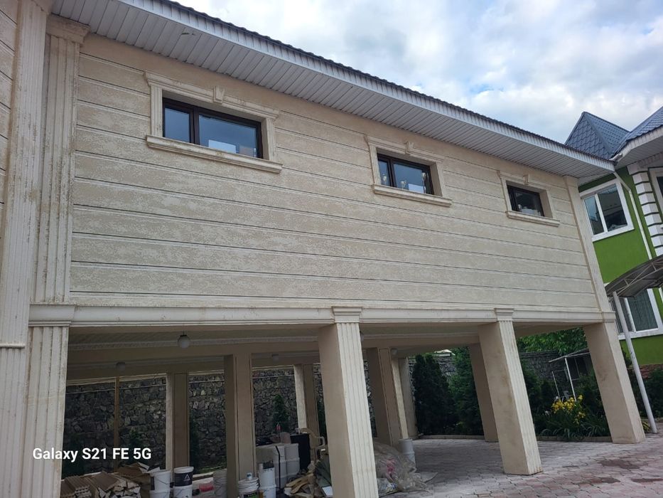 Жидкий травертин ( травертин + работа)