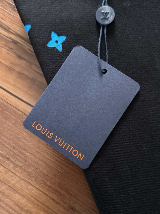 Tricou Louis Vuitton Monogram Blue !
