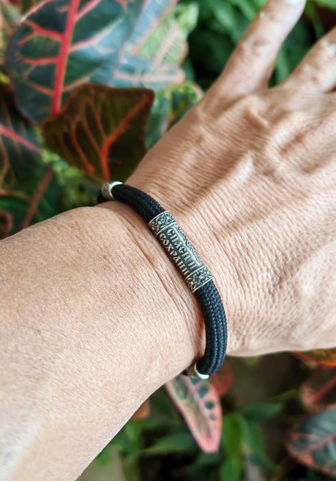 Мъжка сребърна гривна, православна сребърна гривна, дамска гривна