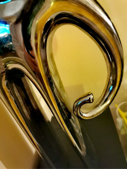 Антикварна фън шуй керамика на слон за късмет и благоденствие от 60г