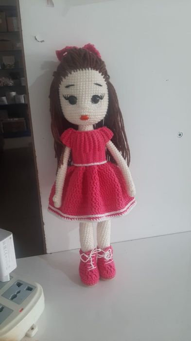 Куклы вязанные,ручная работа