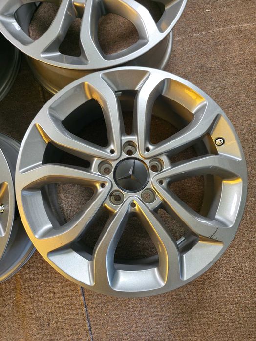 4 Jante Aliaj 5x112 17'' 7J ET 48.5 - OEM Mercedes C-Class W205 W206 A Class B Class V-Class VITO VIANO CLA GLC GLB