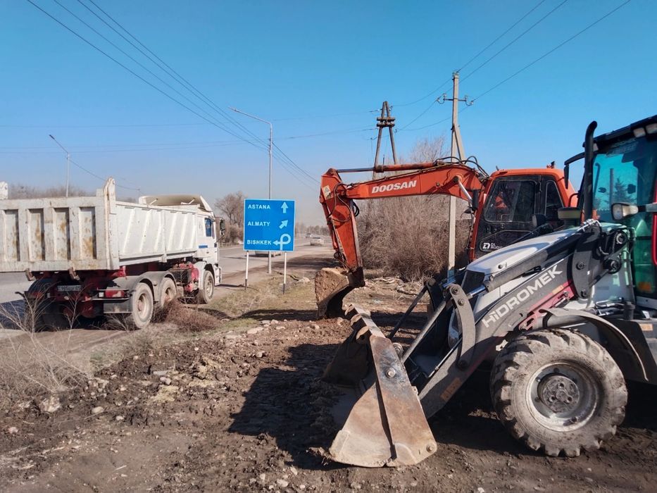 Услуги экскаватора и камаза