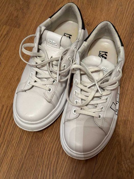 кроссовки Кожаные Karl Lagerfeld