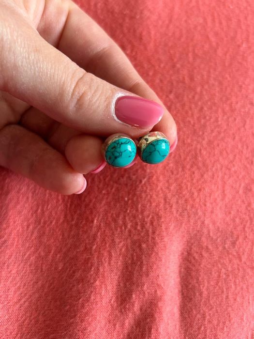 Бирюзовые серьги