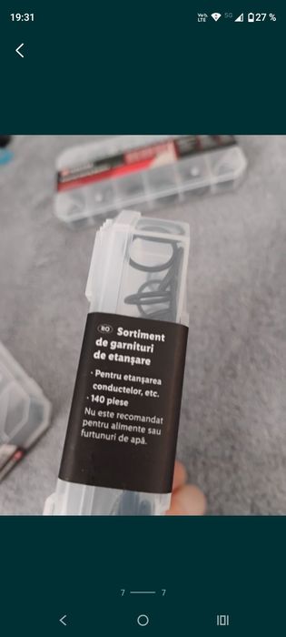 Sortiment de furtunuri contractabile+2xSortiment de garnituri de etans