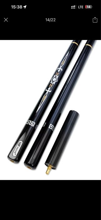 Кий для бильярда снукер пулл с футляром и прочими пренодлежночтями