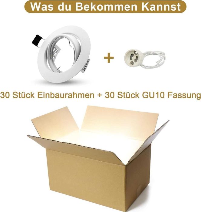 Set 30 spoturi incastrate