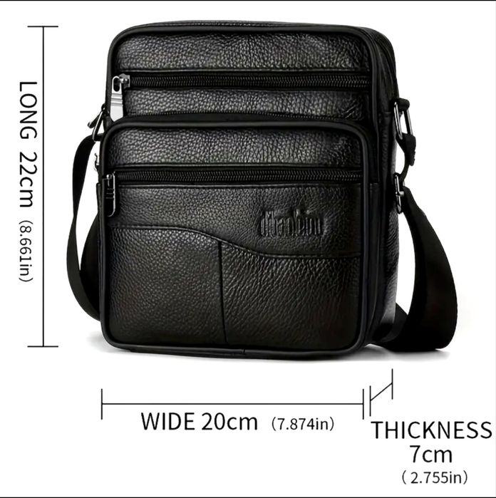 Мъжки елегантни чанти за през рамо/Кафяви и черни ест.кожа -9%Промоция