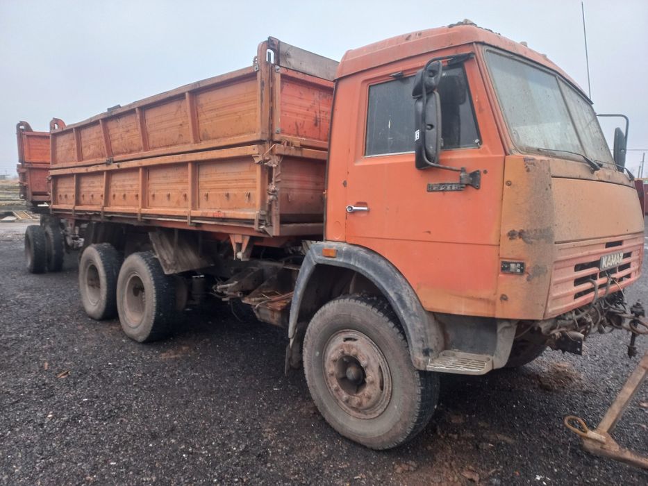 Камаз без двигателя .