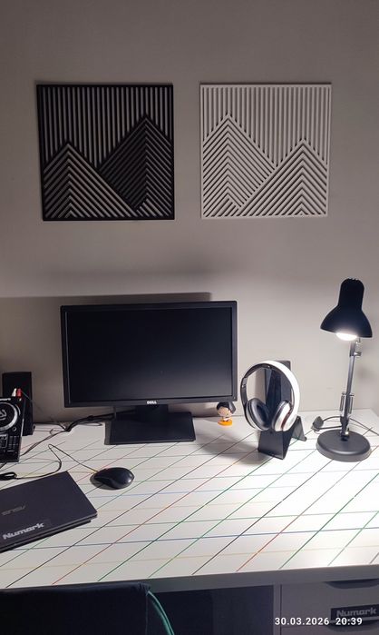 Set 2 Tablouri 3D Lemn - Handmade Wall Decor