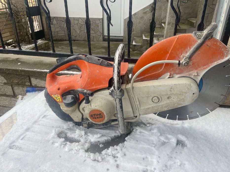 Фугорез Huqvarna K770 и Stihl TS 420