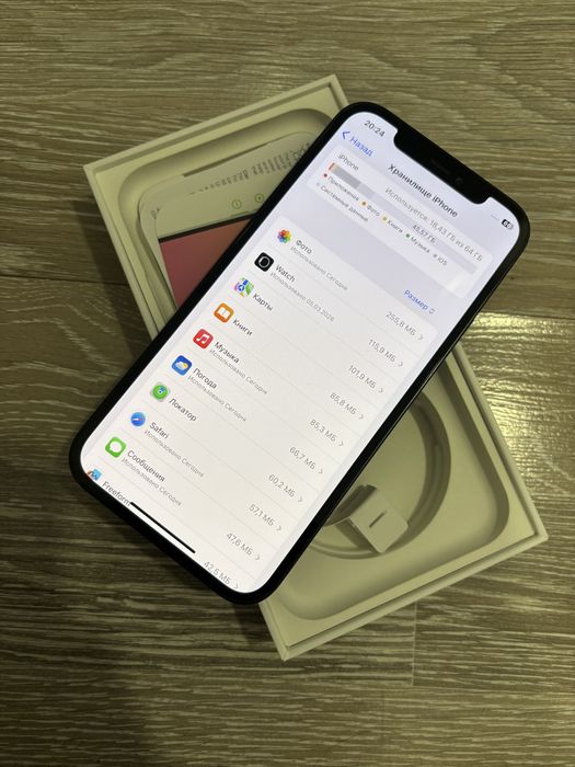 Iphone 12 black 100%