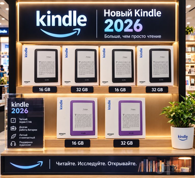 Электронная книги Amazon Kindle большой выбор надежная гарантия