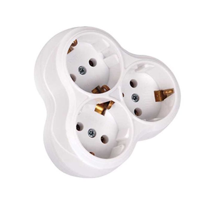 Microfon Spion si Reportofon Spion in Priza Tripla Floare 220V – Ascultare In Timp Real – Aplicatie iOS / Android SMT SECURITY