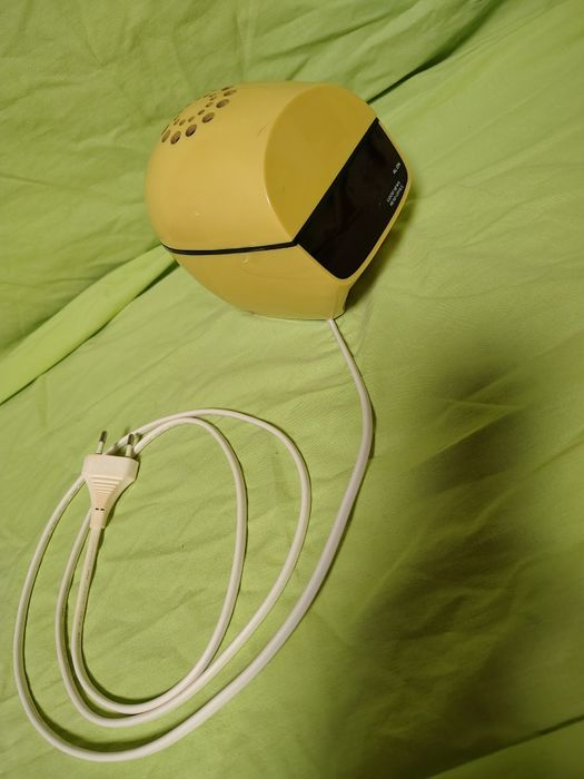 Lampa ceas radio vechi, nu funcționează, vintage lamp