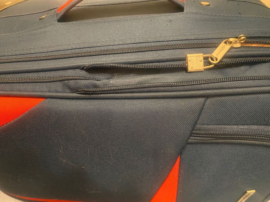 Куфар текстилен - син