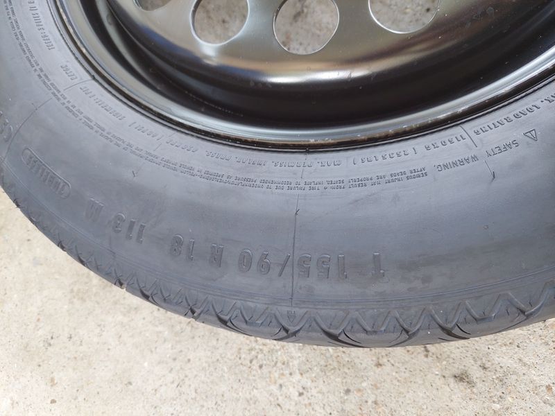 Резервна джанта 18" с гума  пип "патерица " за Мерцедес Мл W164