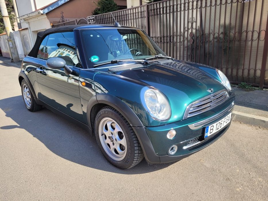 Mini Cooper/One cabrio 1.6 benzina , STARE EXCELENTA, aer conditionat, euro 4 an 2005