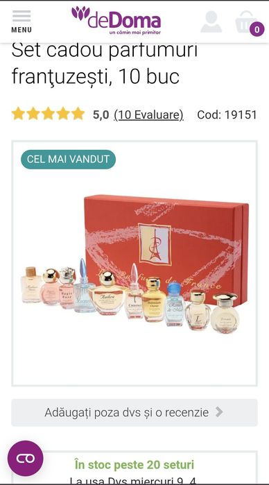 Vând set de parfumuri