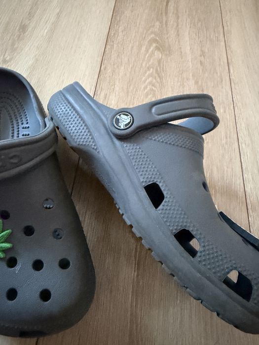 Crocs Classic Детски Анатомични Обувки за Плаж Сив 36-37 номер