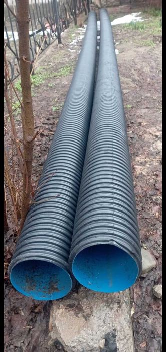 Трубы гофрированные канализационные