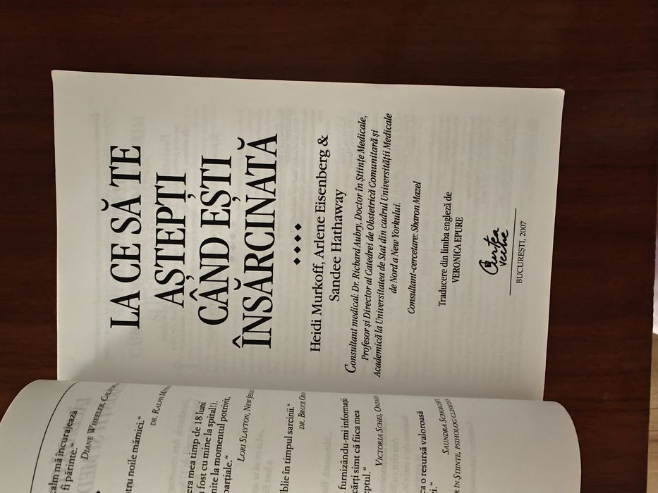 Carte La ce sa te astepti când ești insarcinata