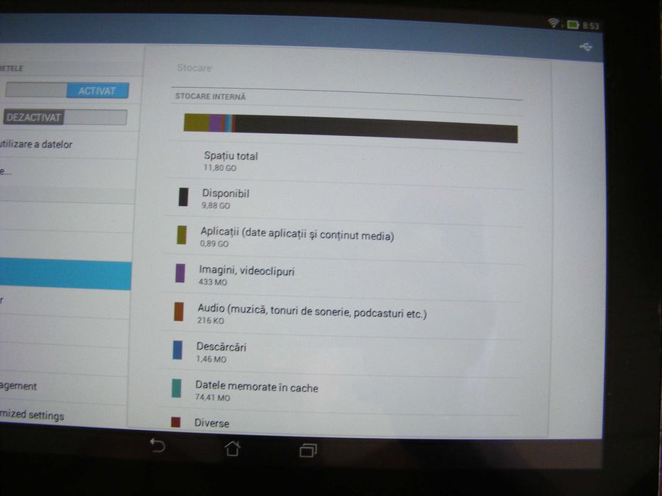 Tableta ASUS model K00F pentru piese