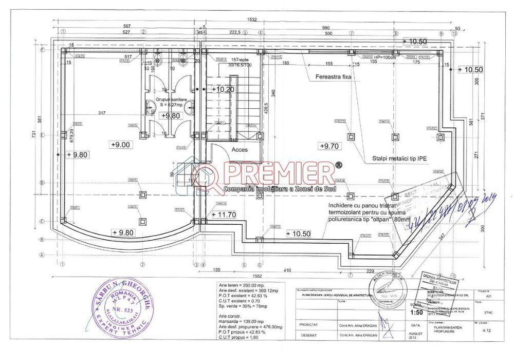 BRANCOVEANU - Budimex - 2 Cladiri 1000 mp