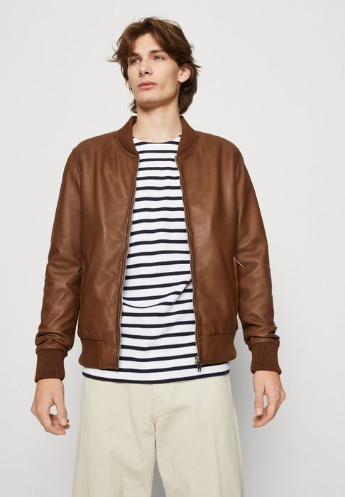 Geaca piele Serge Pariente piele naturală XXL