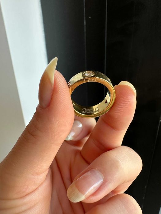 Inel Gold 5 cristale Cartier