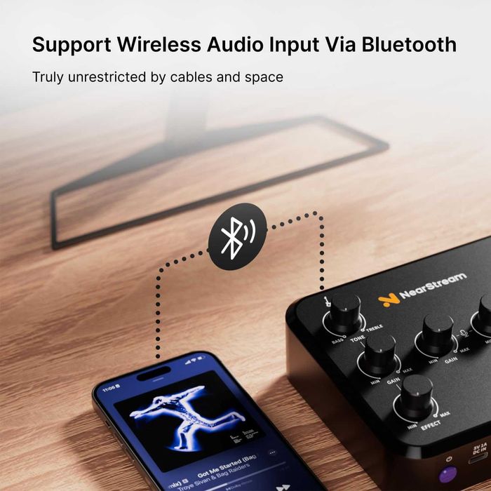 НОВ аудио миксер за запис, стрийминг, подкастинг, 8 канала, XLR, 48V