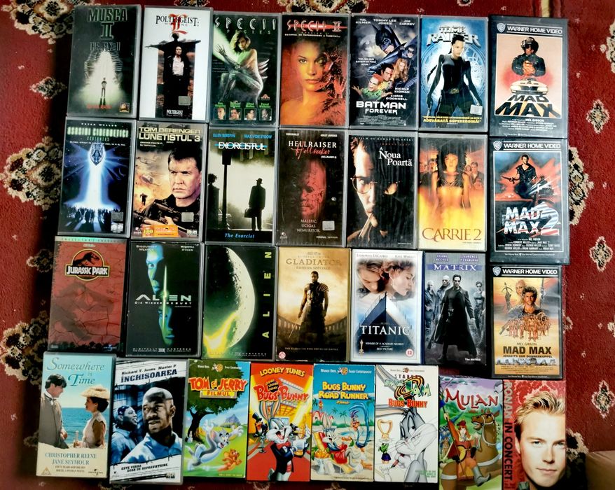 Filme Horror VHS De Top Casete Vhs Underworld - Culoarul Verde