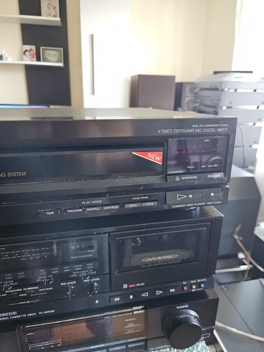 Boxe Active apart SDQ 5P amplificator Pioneer  VSX 708 rds,  sony  cdp c400, sony  TC WR700,  Kenwood KT  990SDL, sony  SEQ 400, Tuner Pioneer F717