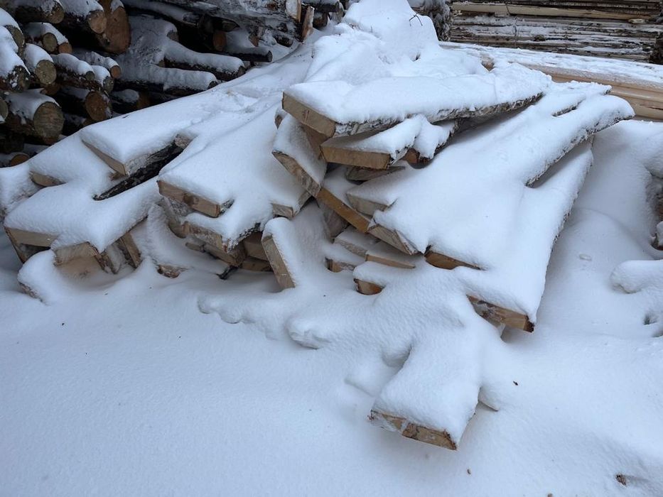 Берёза не обрезанная доска