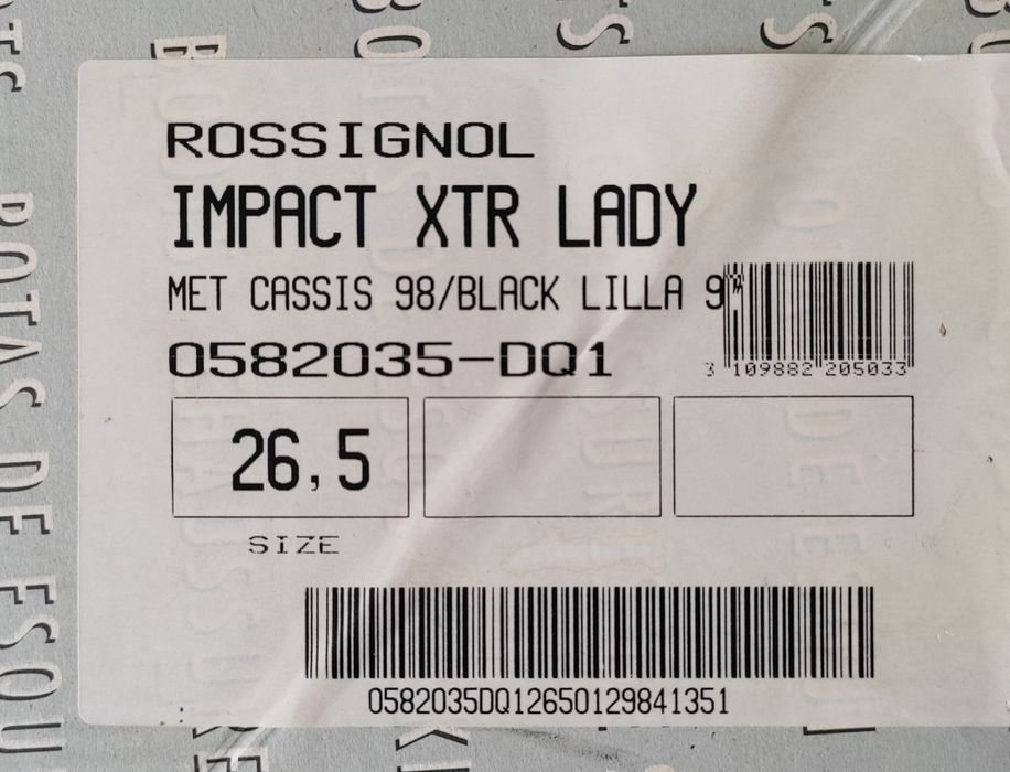 Дамски ски обувки Rossignol Impact XTR, Чисто НОВИ, 26.5, женски, 38