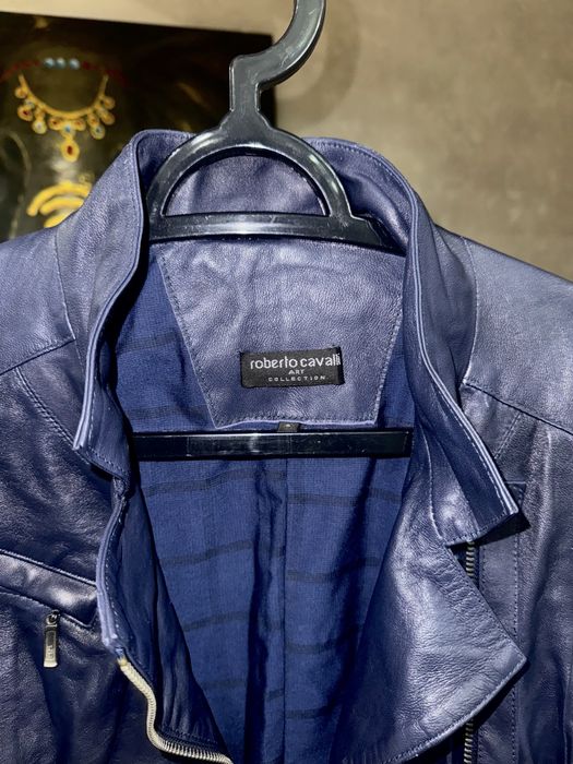 Кожаная куртка Roberto Cavalli новая