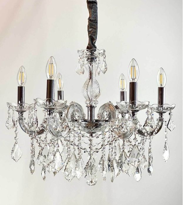 Vând sau schimb lustra (candelabru)de cristal Ø60 cm